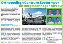 Orthopedisch Centrum Zoetermeer tilt zorg naar hoger niveau (1)